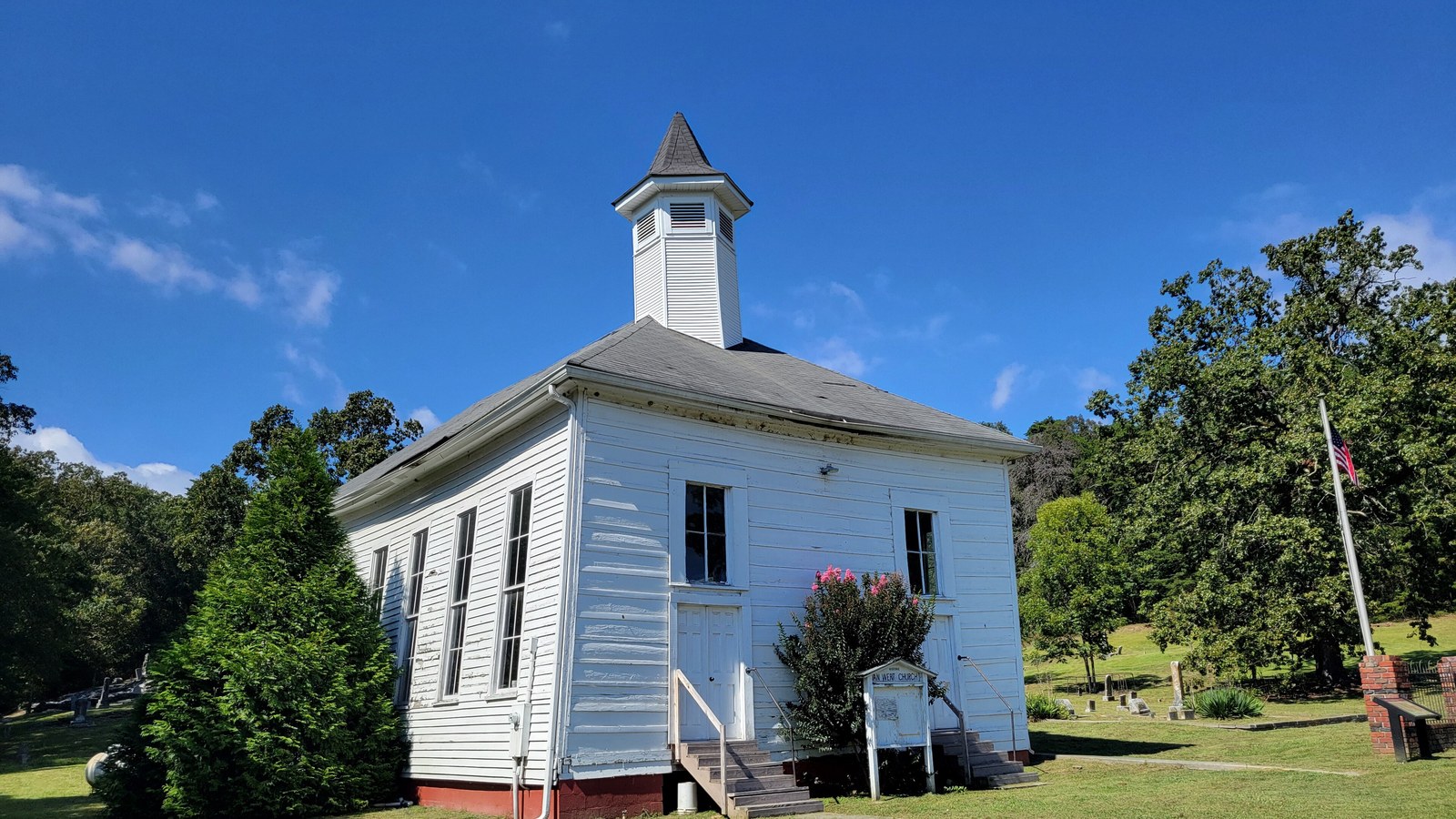 Photo of Van Wert Methodist Church and Cemetery