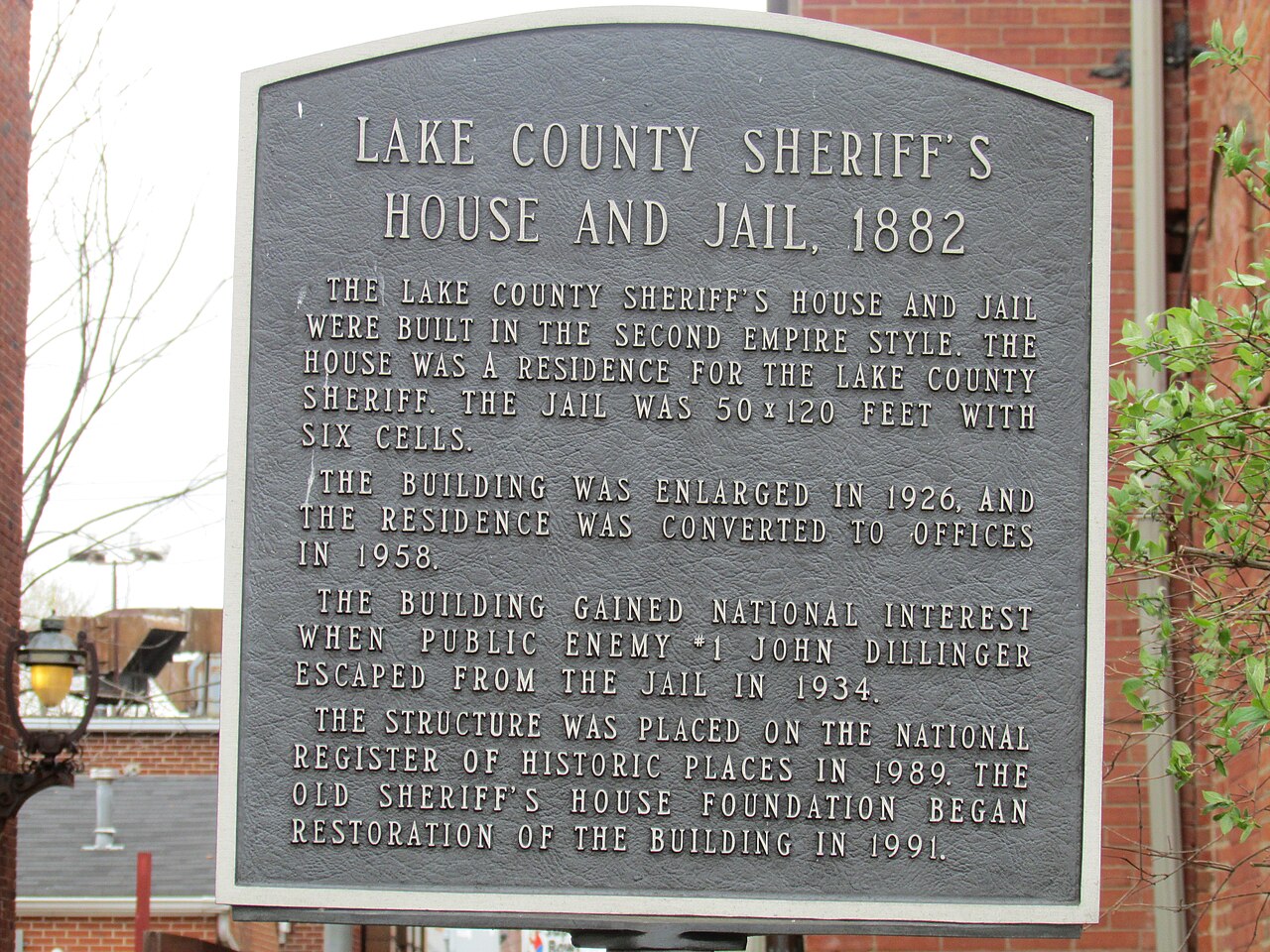 Photo of Old Lake County Jail