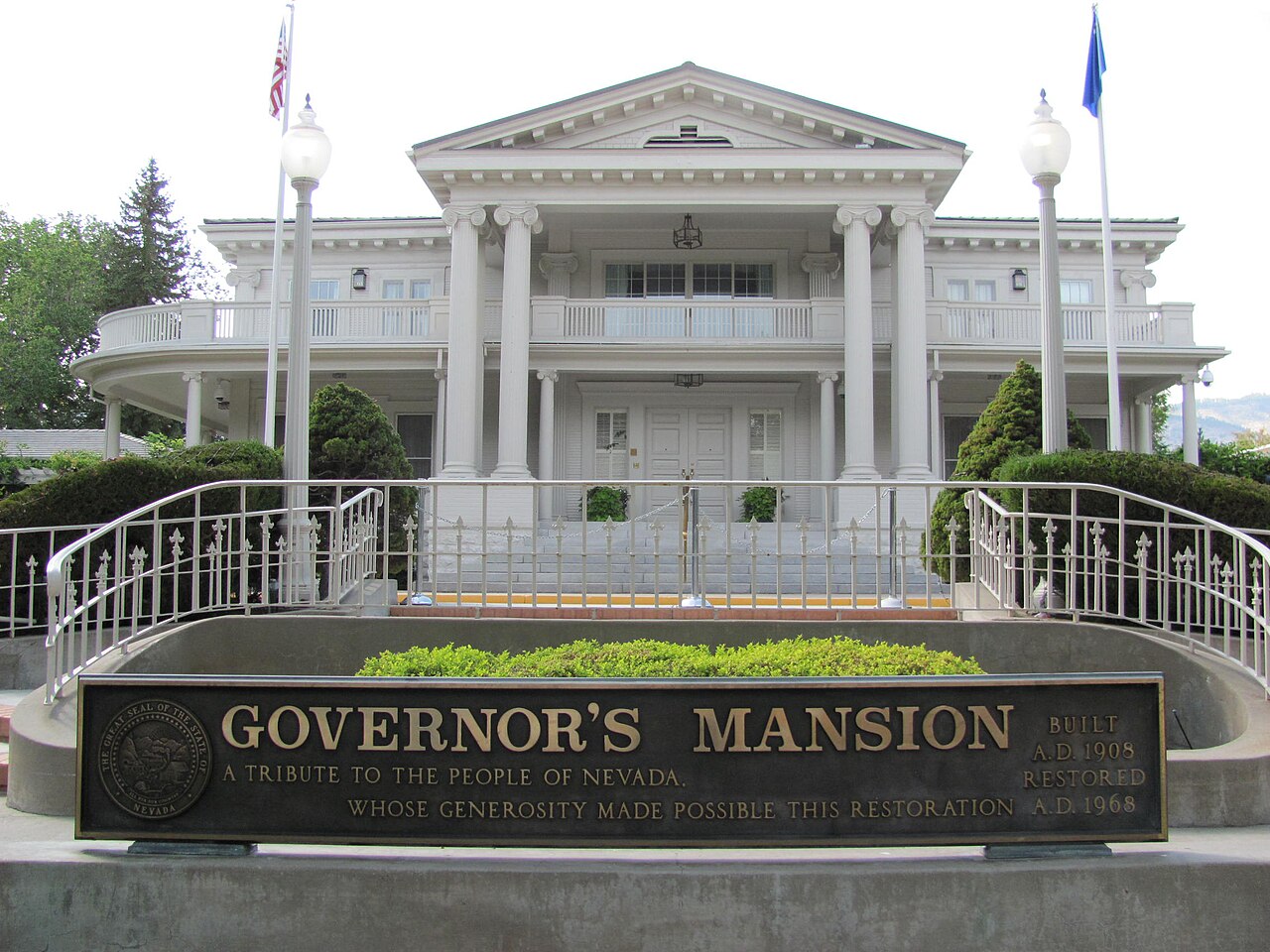Photo of Nevada Governor's Mansion